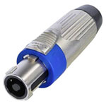 Neutrik NLT4FXX Speakon Plug 4-pin Blue Nickel Robust Outdoor Connector