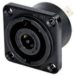 Neutrik NLT8MPXX-BAG Speakon Audio Jack 8 Pins Black 1pc