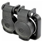 Neutrik NSSC-3 Flap Seal Black IP65 Auto Close Dust Water Protection