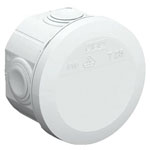OBO Bettermann 2007029 Junction Box Ø80x51mm Thermoplastic 4xM25 Seals