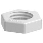 OBO Bettermann 2048906 Locknut M12 PG12 Plastic Light Grey DIN 46319