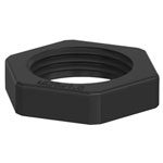 OBO Bettermann 2049082 Locknut M20 PG20 Black Plastic DIN 46319