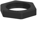 OBO Bettermann 2049090 Locknut M25 PG25 Black Plastic VDE-tested DIN 46319