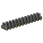 OBO Bettermann 2056089 Screw Terminal 12-Pin Black 10 pcs Steel Galvanised