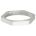 OBO Bettermann 2091623 MS M20 Metal Locknut Ecru PG20 1pc