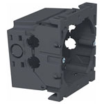 OBO Bettermann 6288610-BK Socket Black Front Locking 71GD6 1pc