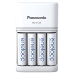 Panasonic 52055E41 Eneloop BQ-CC55 Smart Charger with 4x AA Batteries