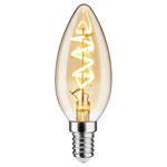 Paulmann 28951 LED E14 Candle 4W Gold Dimmable Cosy Light 1 Pc