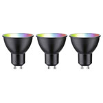 Paulmann 29153 Home LED Bulb GU10 4.8W RGBW Black Matte Zigbee 3.0 Compatible