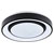 Paulmann 70544 LED Ceiling Light Black Rainbow Effect Dimmable Tunable White