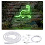 Paulmann 70563 LED Strip 1m USB Plug Green Neon Light Bends Easily