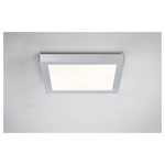 Paulmann 706.5 Lunar LED Panel 17W Warm White Chrome Matt Flat Design