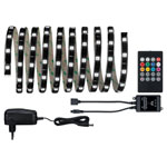 Paulmann 70956 Lights and Sound LED Strip Set 3m RGB with Remote Control