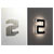 Paulmann 79843 Solar House Number Light 0.20W Warm White Black