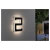 Paulmann 79843 Solar House Number Light 0.20W Warm White Black