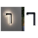 Paulmann 79848 Solar House Numbers 0.20W Warm White Black Solar-Powered
