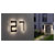 Paulmann 79848 Solar House Numbers 0.20W Warm White Black Solar-Powered