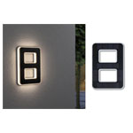 Paulmann 79849 Solar House Number Light 0.20W Warm White Black