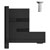 Paulmann 91384 ProRail3 Endcap Kit Black Completes Installation Securely