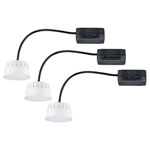 Paulmann 92472.0 LED Bathroom Recessed Light 18W Satin 3 pcs EEC: G