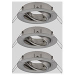 Paulmann 92485 Choose Recess-Mount Bracket Set Brushed Iron Swivel