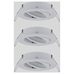 Paulmann 92486 EBL Choose Recess-mount Bracket Set Swiveling White