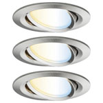 Paulmann 92962 Nova Plus LED Recessed Light 18W Iron Brushed Zigbee-Compatible
