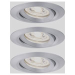 Paulmann 92975 Nova Mini LED Recessed Light Set 3-Piece EasyDim Aluminium