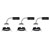Paulmann 93081 Nova Plus LED Recessed Light 18W Black Dimmable 3-set
