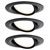 Paulmann 93082 Set Nova Plus LED Recessed Light 6W Black Dimmable Slim Design