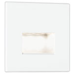 Paulmann 93093 Edge LED Recessed Wall Light Matt White Energy Efficient