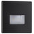 Paulmann 93094 Wand EBL Edge Recessed LED Wall Light Black Matt