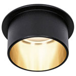 Paulmann 93378 Gil LED Recessed Light 6W Black/Gold Dim 62mm Drill