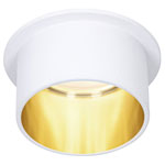Paulmann 93380 Gil LED Recessed Light White/Gold Dimmable Warm Light