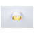 Paulmann 93380 Gil LED Recessed Light White/Gold Dimmable Warm Light