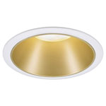 Paulmann 93405 Cole LED Recessed Light 6W White/Gold Dimmable Warm Light