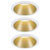Paulmann 93406 Cole Coin Flush Mount Light Set LED Dim 6.5W White/Gold