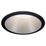 Paulmann 93407 Cole Flush Mount Light LED 6W Black/Silver Dimmable