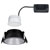 Paulmann 93407 Cole Flush Mount Light LED 6W Black/Silver Dimmable