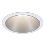 Paulmann 93409 Cole LED Flush Light 6W White/Silver Dimmable Warm Light