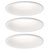 Paulmann 93415 LED Bathroom Light Set 3pc 18.9W Glare-Free Minimalistic