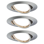 Paulmann 93420 Base Flush Mount Light Set LED GU10 Stainless Steel