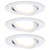 Paulmann 93449 Nova Flush Mount Light Set 3-piece LED 18W White Matt