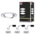 Paulmann 93451 Nova Flush-Mount Light Set 18W LED Energy Efficient