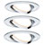 Paulmann 93452 Nova Flush Mount Light Set LED 18W Chrome Glossy 3PC