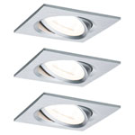 Paulmann 93456 Nova Flush Mount Light Set: LED 18W Aluminium 3-Piece