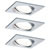 Paulmann 93456 Nova Flush Mount Light Set: LED 18W Aluminium 3-Piece
