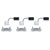 Paulmann 93456 Nova Flush Mount Light Set: LED 18W Aluminium 3-Piece