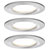 Paulmann 93458 Nova Bathroom Recessed Light Set LED 18W IP44 Iron