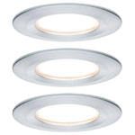 Paulmann 93462 Nova Bathroom LED 3-Piece Set 18W IP44 Aluminium
